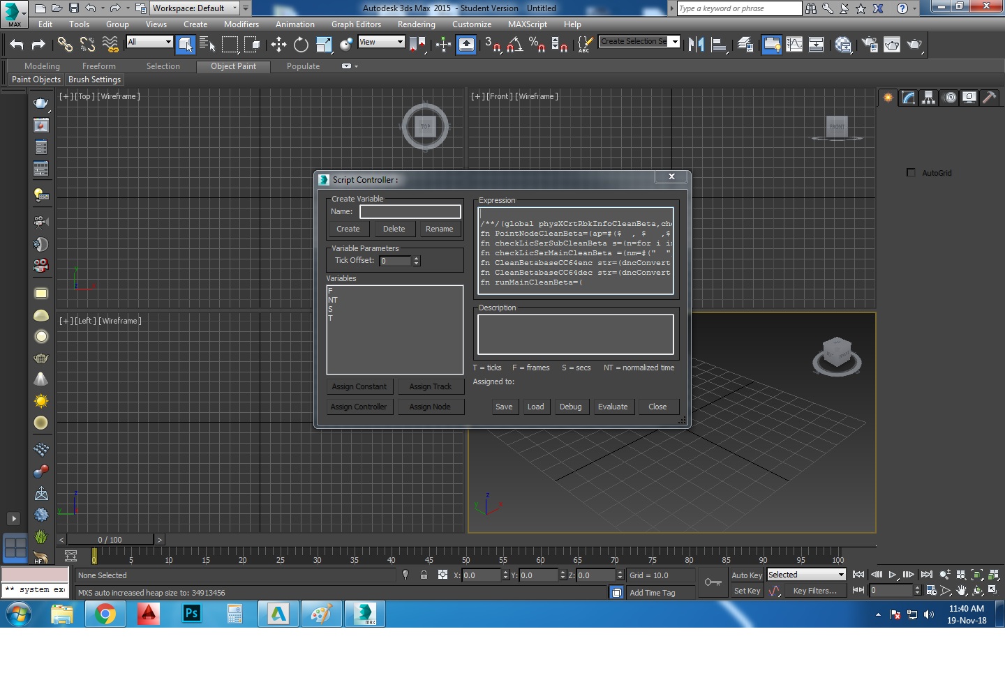 Solved: 3ds max 2017 will not open script controller AND SHOW STOPPED  WORKING - Autodesk Community - 3ds Max