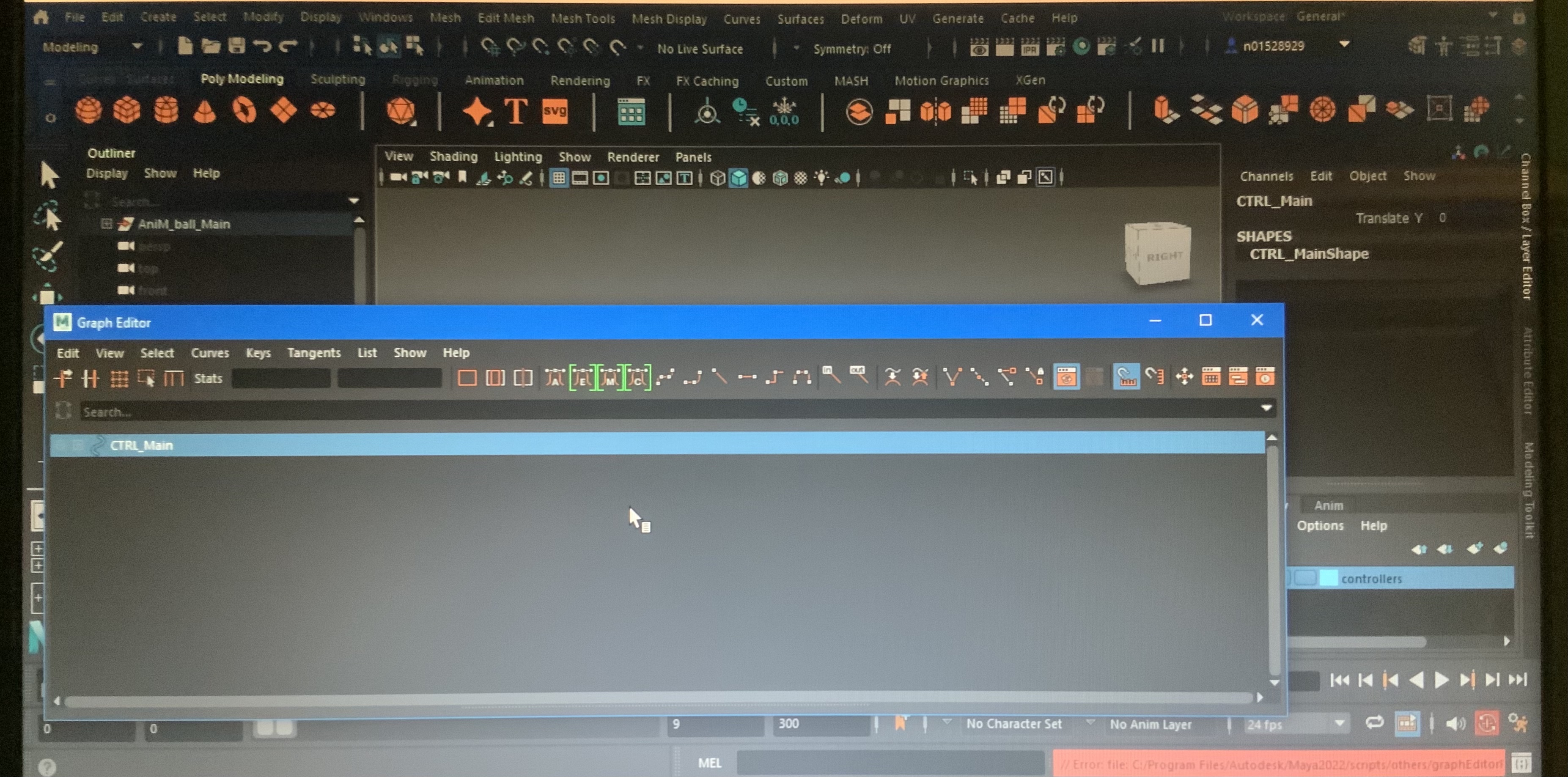 Maya 2022 Graph Editor Is Blank - Autodesk Community