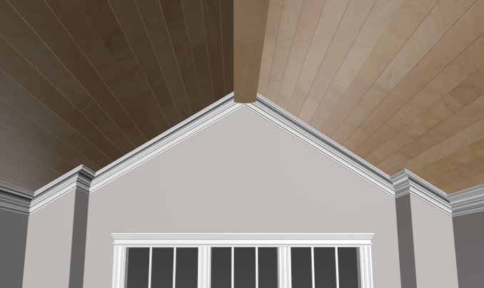 Solved Crown Sweep Angle On Vaulted Ceiling Autodesk Community