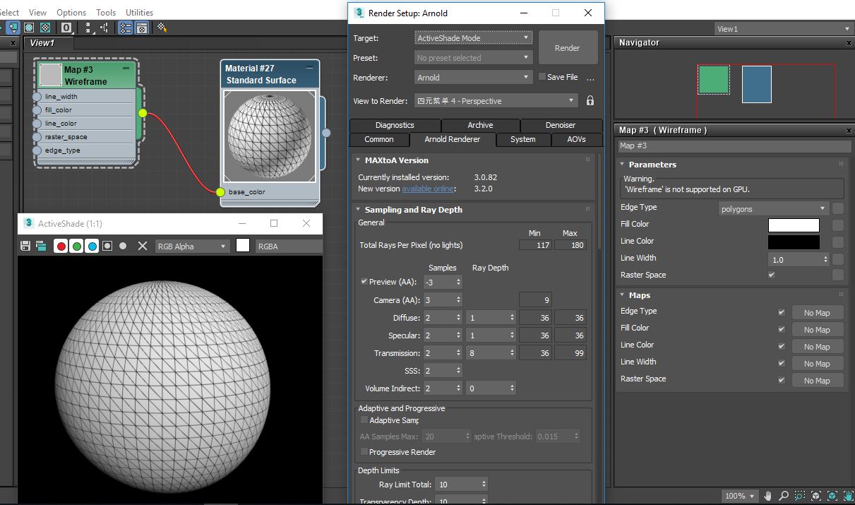 Solved: Arnold Wireframe Map not showing Polygons - Autodesk Community - 3ds  Max