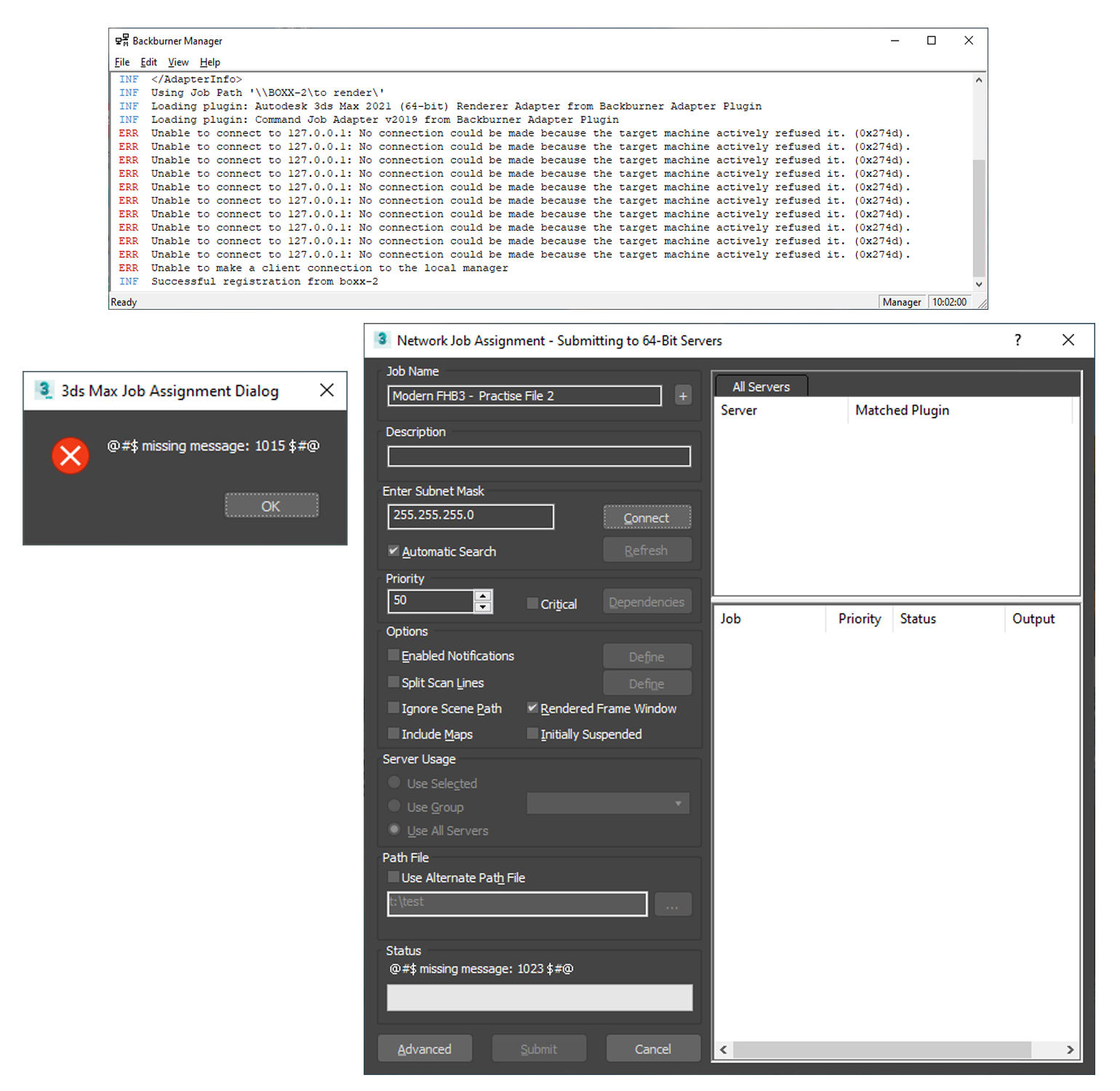 Solved: Render to Network Issue - Autodesk Community - 3ds Max