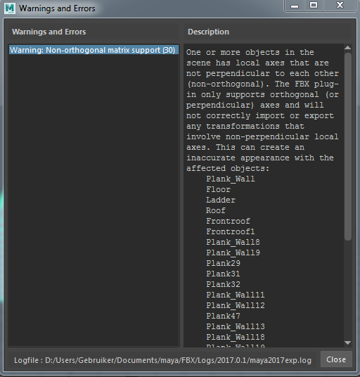 Solved: Non-orthogonal error - Autodesk Community - Maya