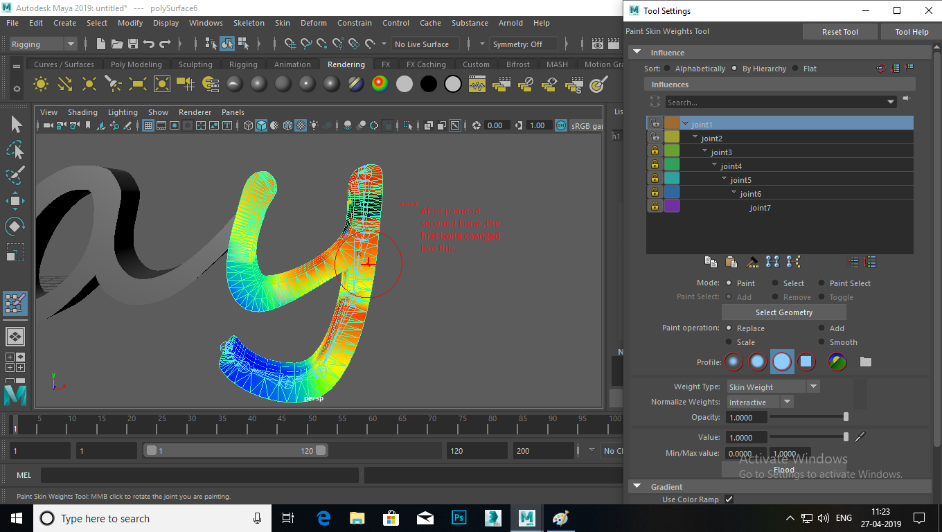 Help! Missing joint in Paint Skin Weight tool - Autodesk Community