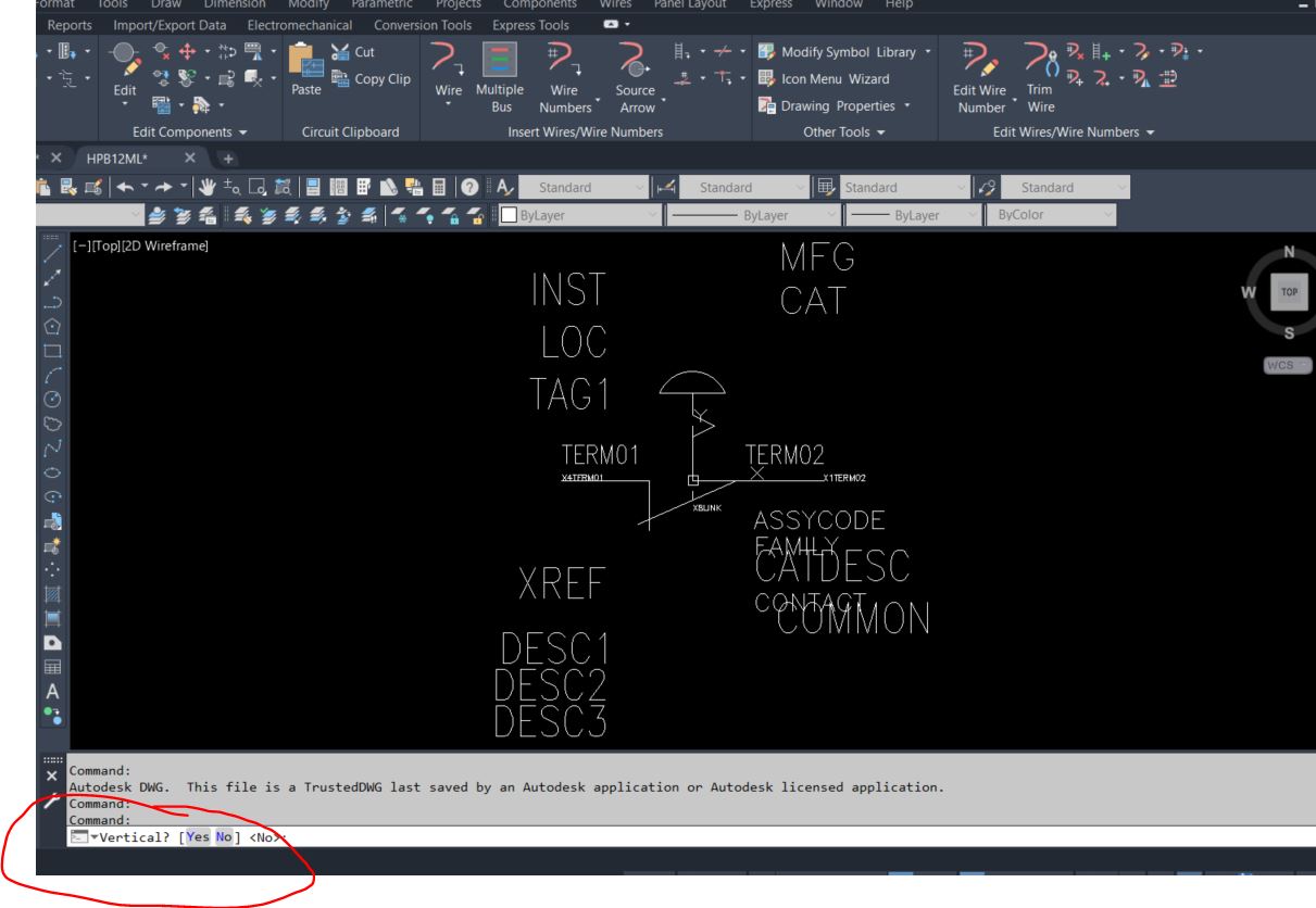 Modify symbol library not working (ACADE 2018)... - Autodesk Community