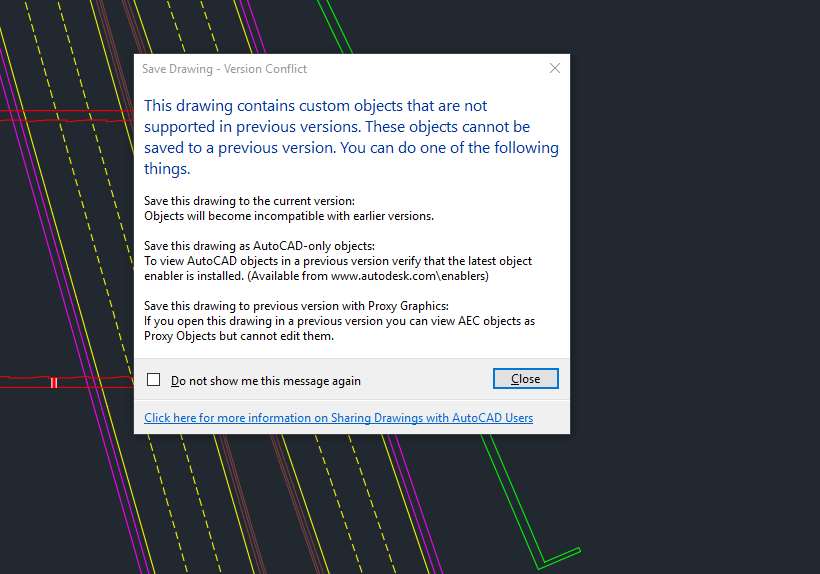 Solved: Saving in a previous release - Autodesk Community