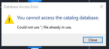 acade cannot access catalog database.png