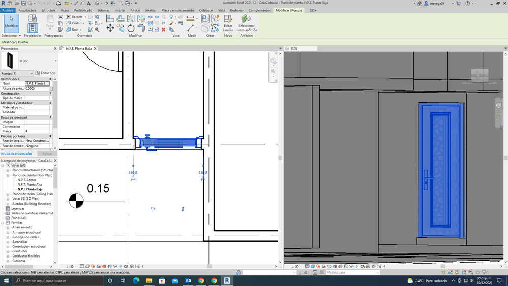 Solucionado: Representación gráfica de puerta en vista de planta - Autodesk  Community - International Forums