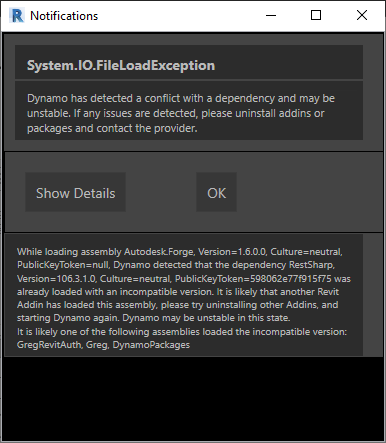 Solved: My Dynamo 2.12 does not work in Revit 2022.1 - Autodesk Community