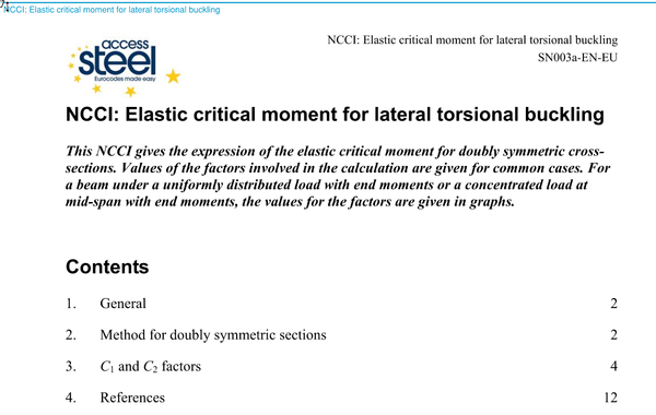 Solved: Critical moment - Autodesk Community - Robot Structural Analysis  Products