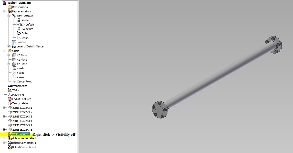 Maintain Design View Representation when turning Part Visibility on/off ...