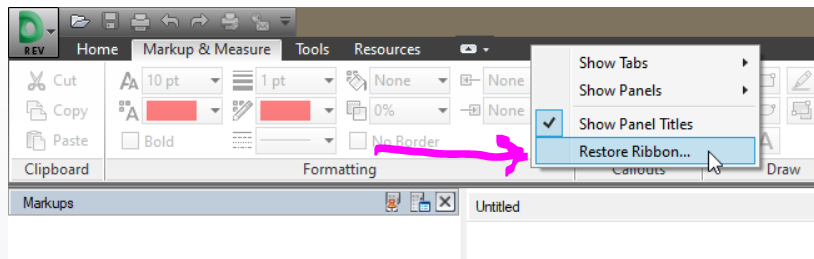 Solved: Design Review - Missing Quick Access Toolbar - Autodesk ...