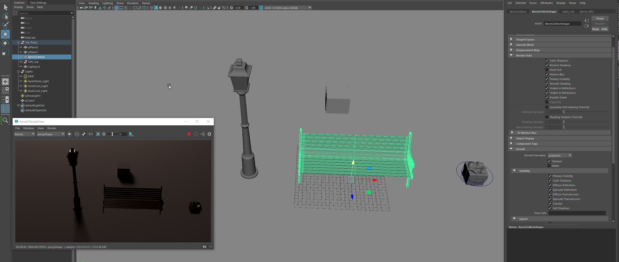 Solved: Mesh casts no shadow - Arnold - Autodesk Community