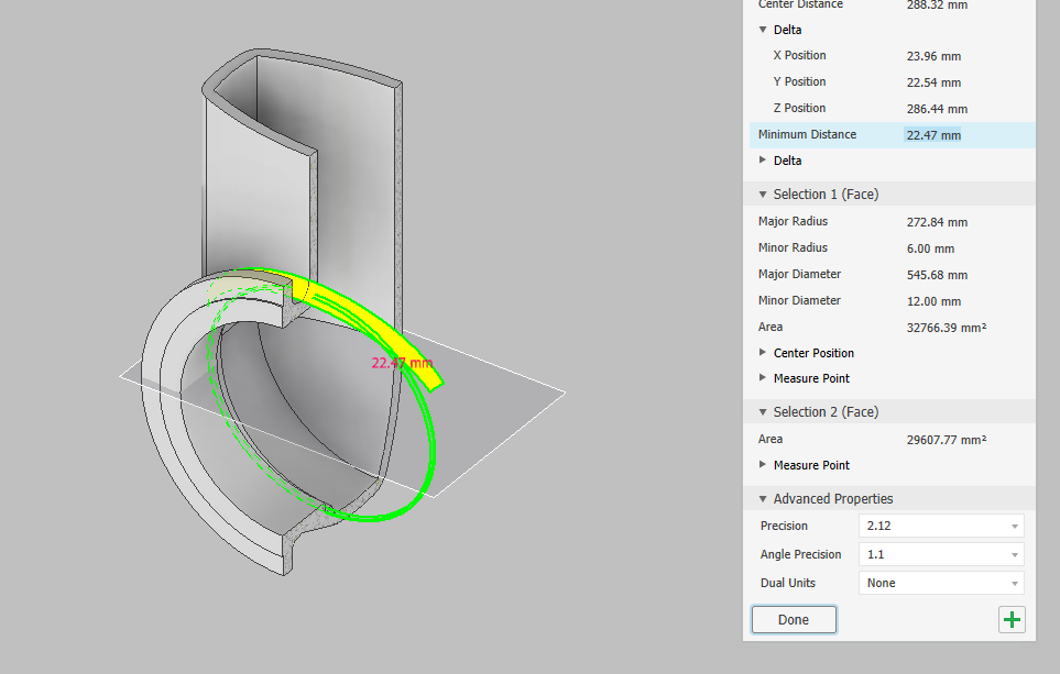 Solved Valve body wall thickness problem by a newish Inventor user