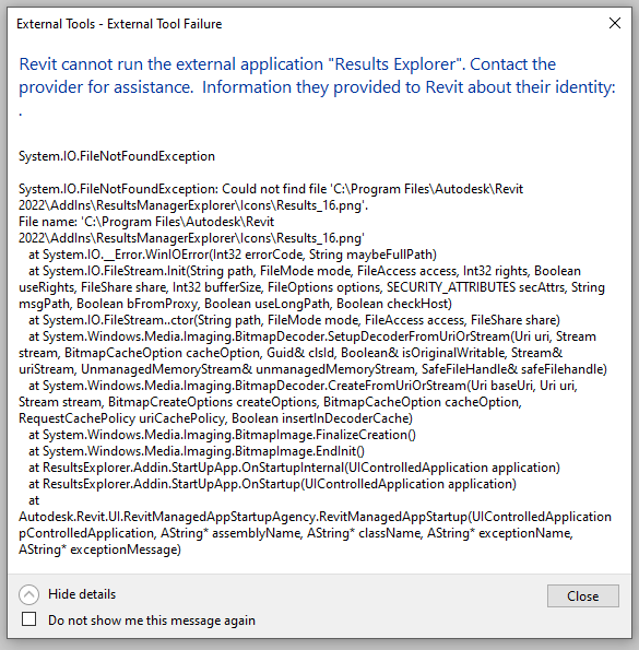 error msg at start up (2)
