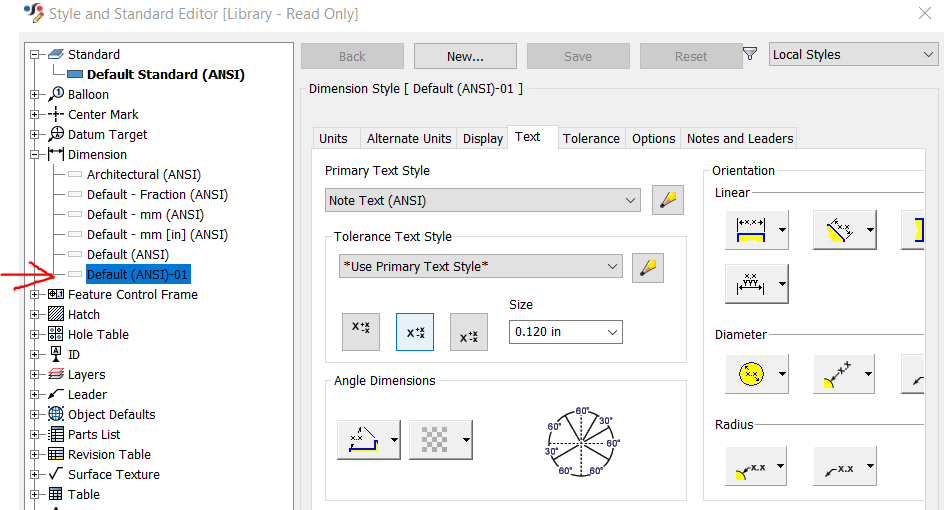 Solved: Radius dimension text on angle or horizontal - Autodesk Community