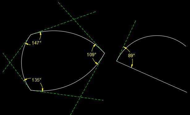 find angle between two arcs - Autodesk Community