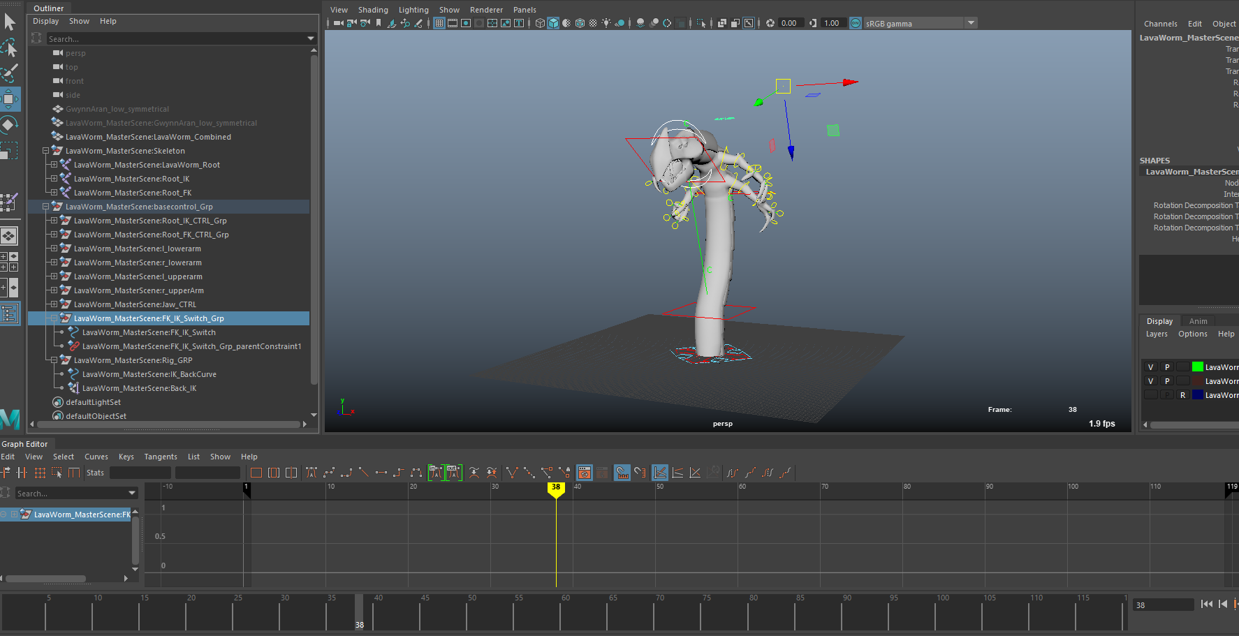 Animation Export doesn't work since using IK/FK switch - Autodesk Community