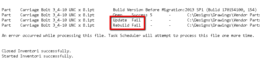 2015 - ??? is not valid for placement in an assembly - Autodesk Community