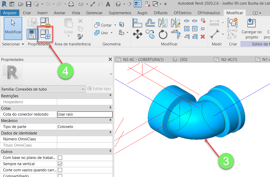 REVIT Cores de Flex Pipes em IFC Autodesk Community