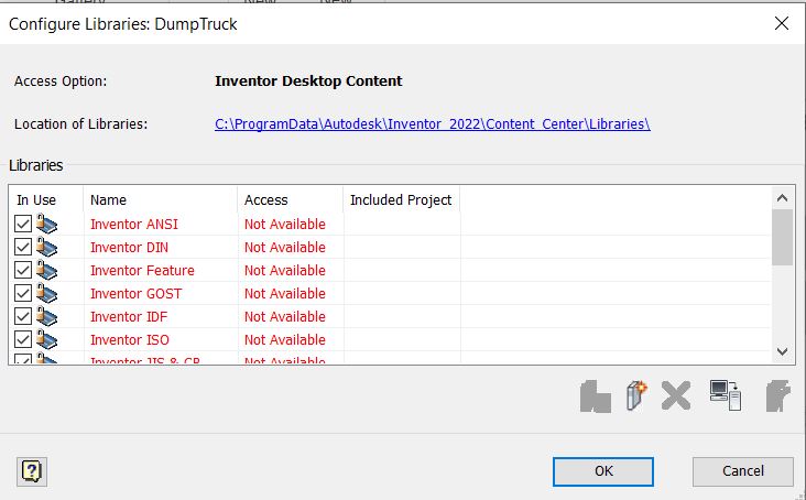 Inventor 2022 Content Center server query failed - Autodesk Community