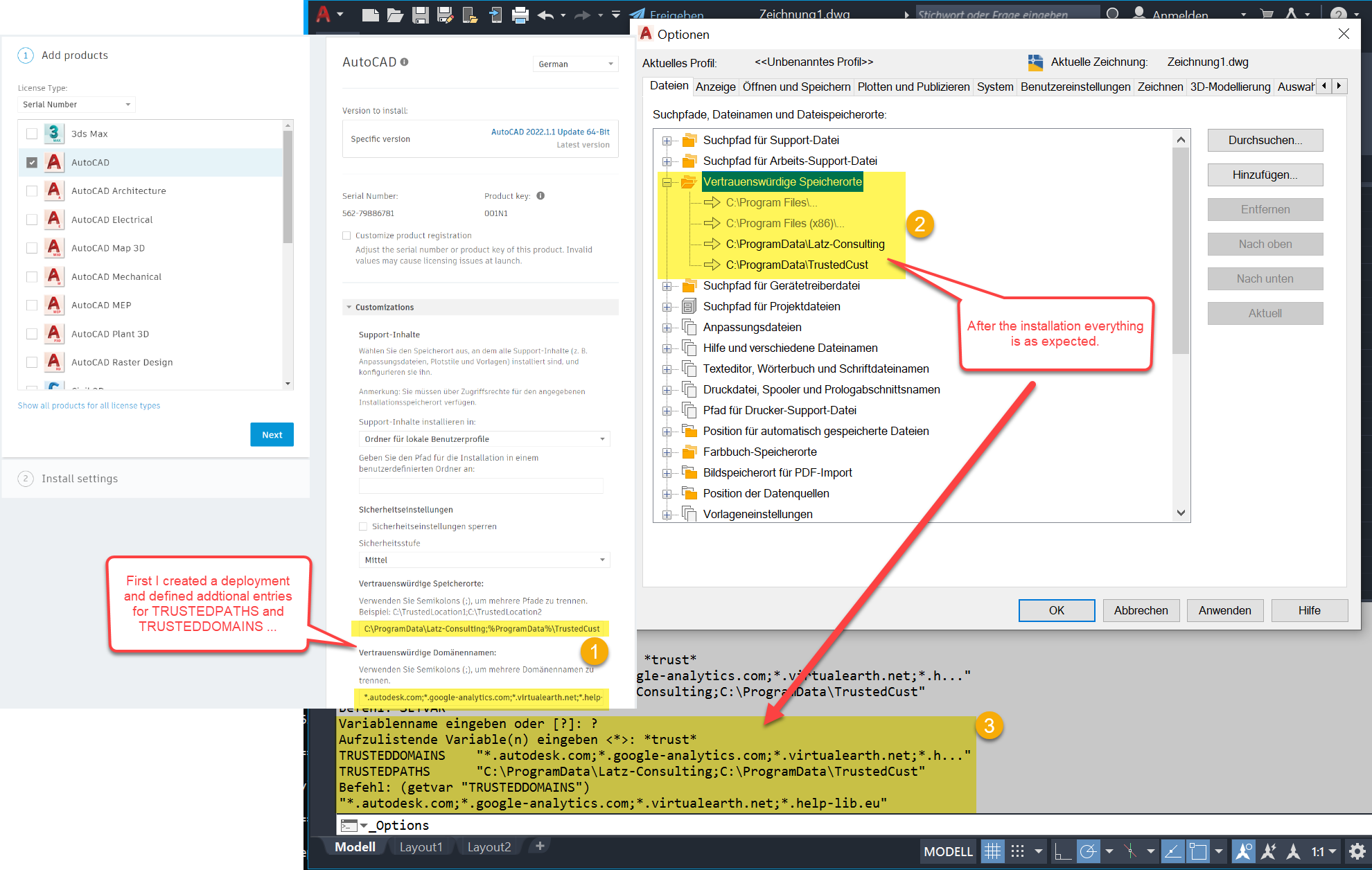 Solved: Deployment of AutoCAD 2022 ignore TrustedPaths - Autodesk Community