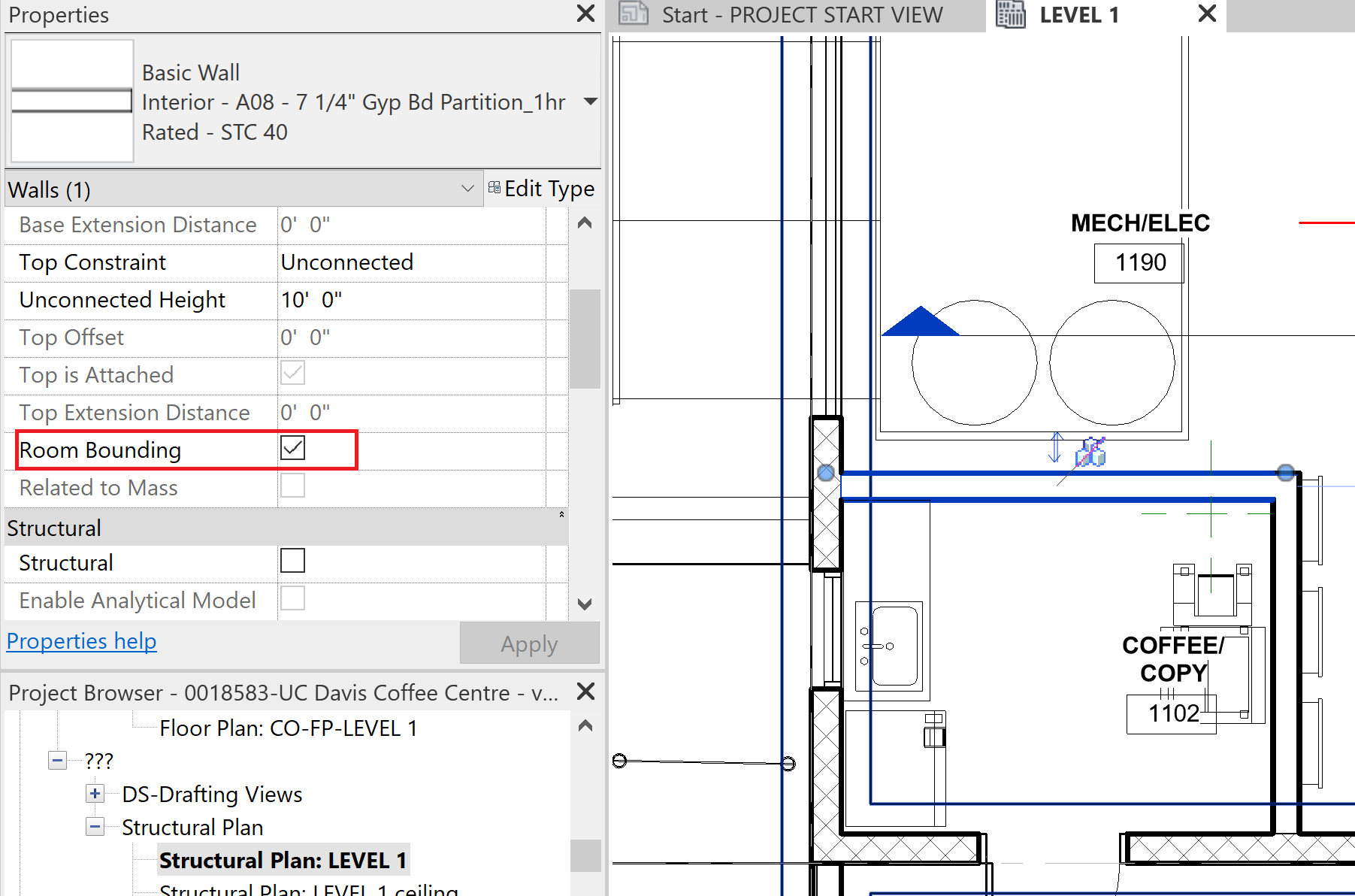 Closet door vs room area separation - Autodesk Community
