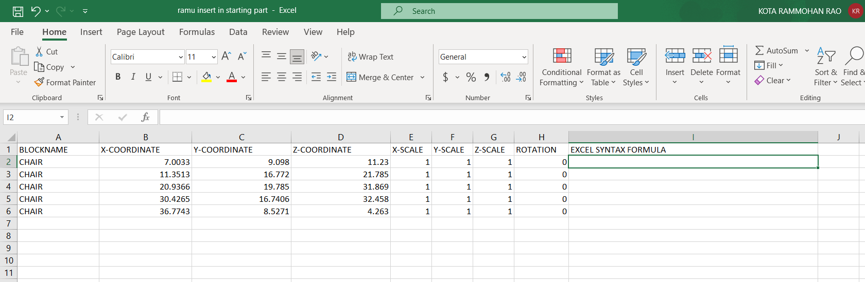 Solved: what is the excel sytntax to insert a block - Autodesk Community