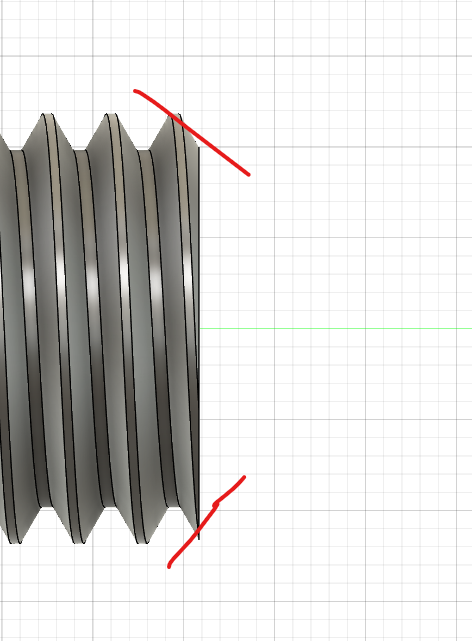Solved: Chamfer the end of a threaded bolt - Autodesk Community