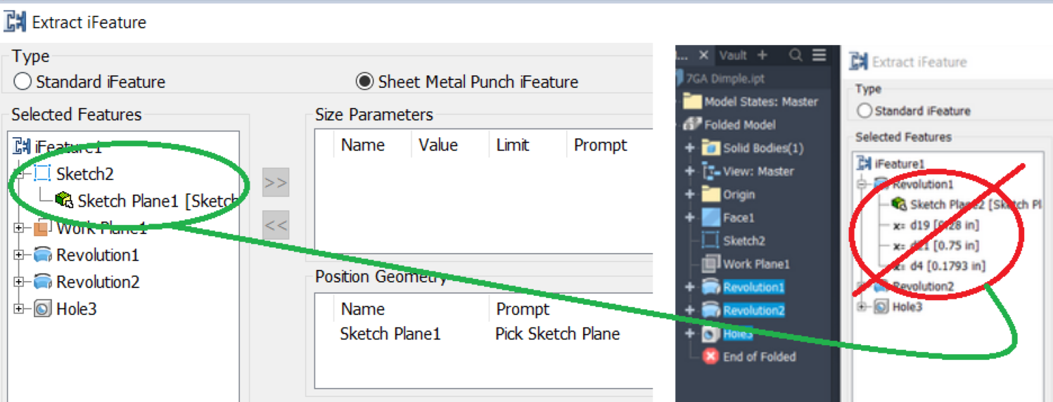 Sheet Metal Dimple - Autodesk Community