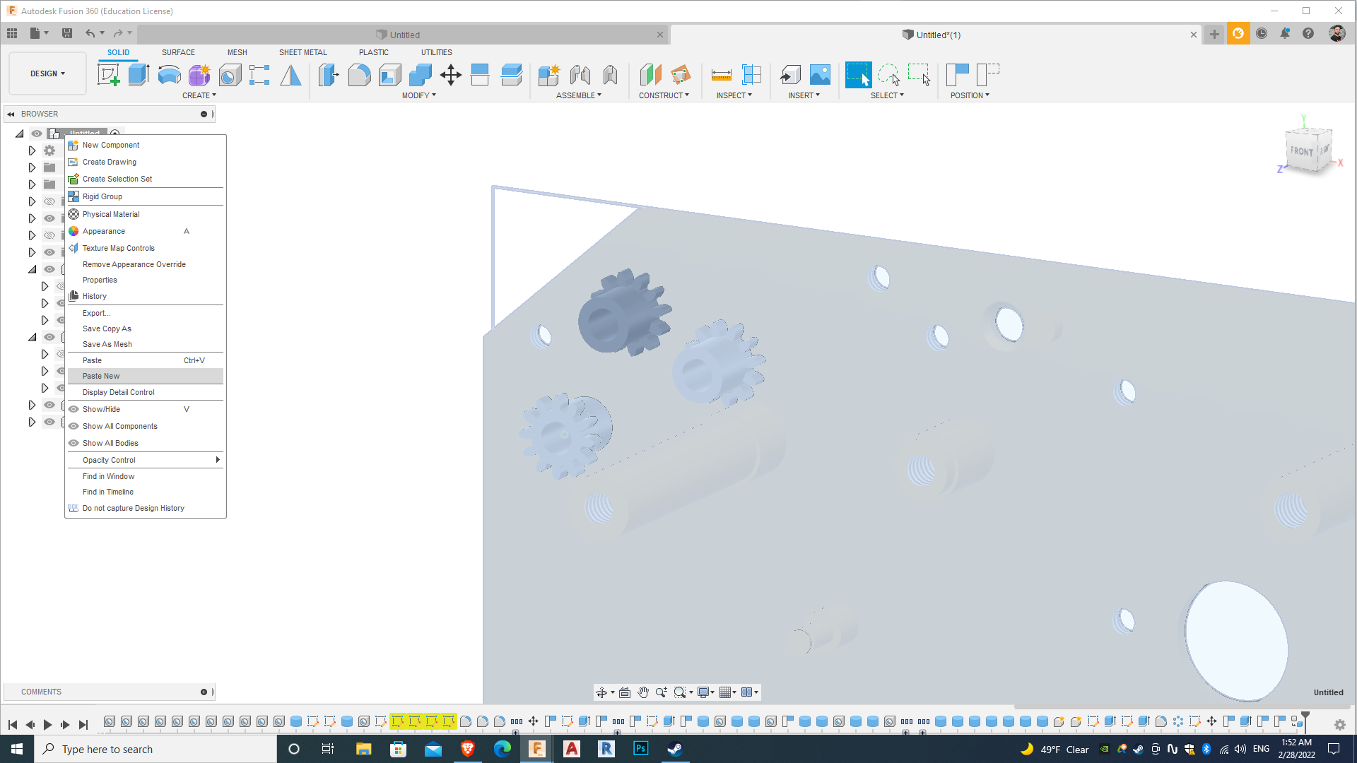 Solved Confused About Duplicating Bodies Autodesk Community 9400