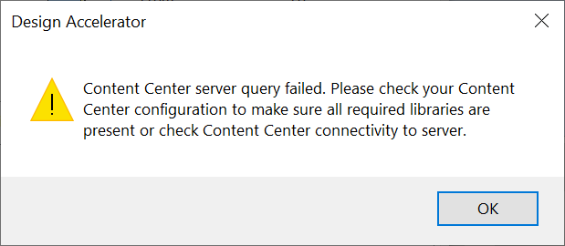 Solved: Content Center problem - Autodesk Community