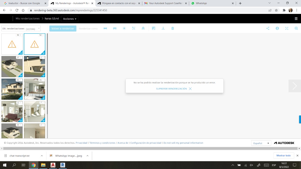 Solved: Render in Cloud - Error message - Autodesk Community