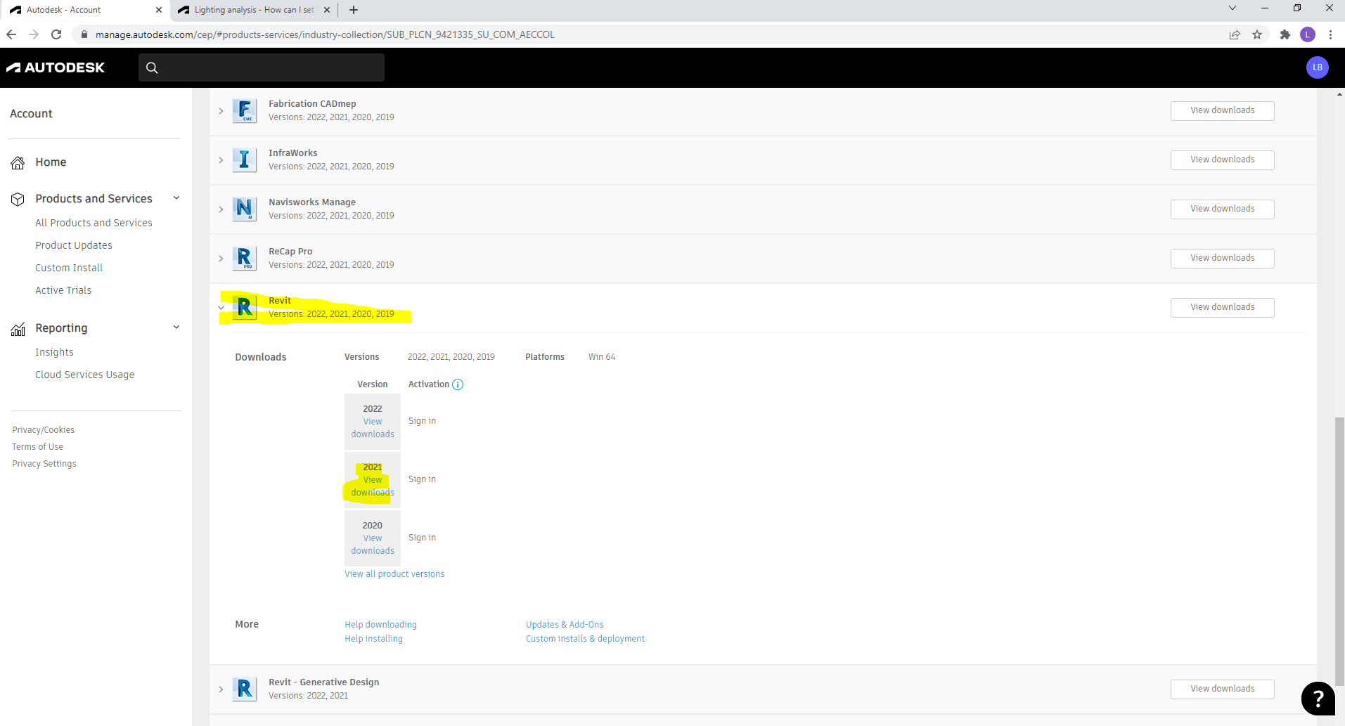 Lighting analysis How can I set up it in Revit 2021? Autodesk Community