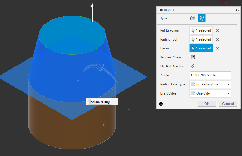 parting line feature not working! Autodesk Community