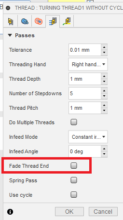 Solved: Thread cycle problem - Autodesk Community