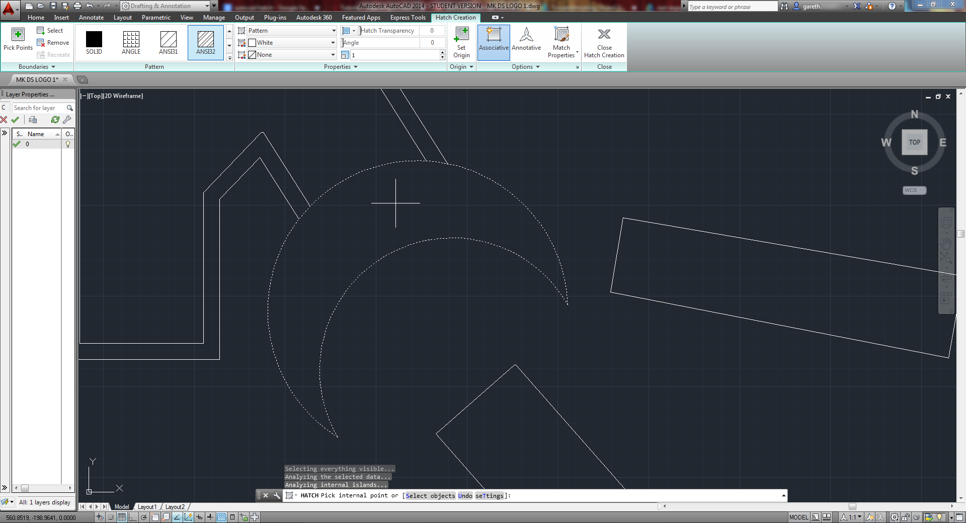 AutoCAD 2014 won't HATCH - Autodesk Community - AutoCAD