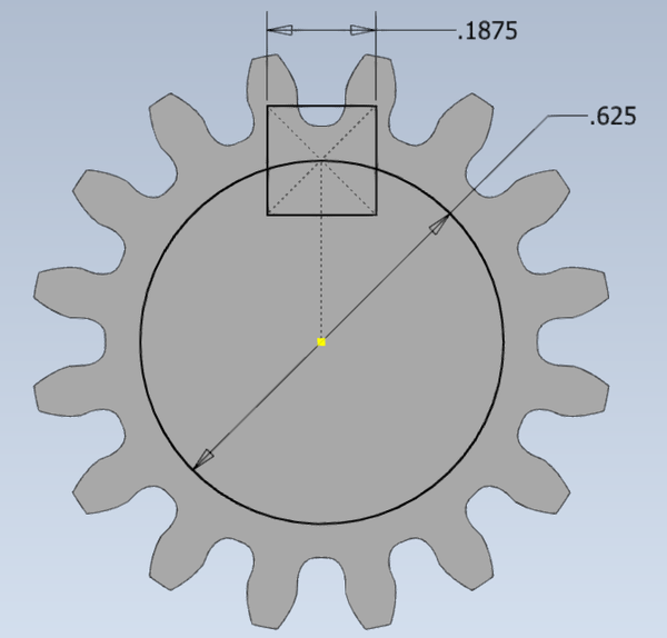 How to Design and 3D print basic spur gears, and how to attach them to  shafts (Gears part 1/7) 