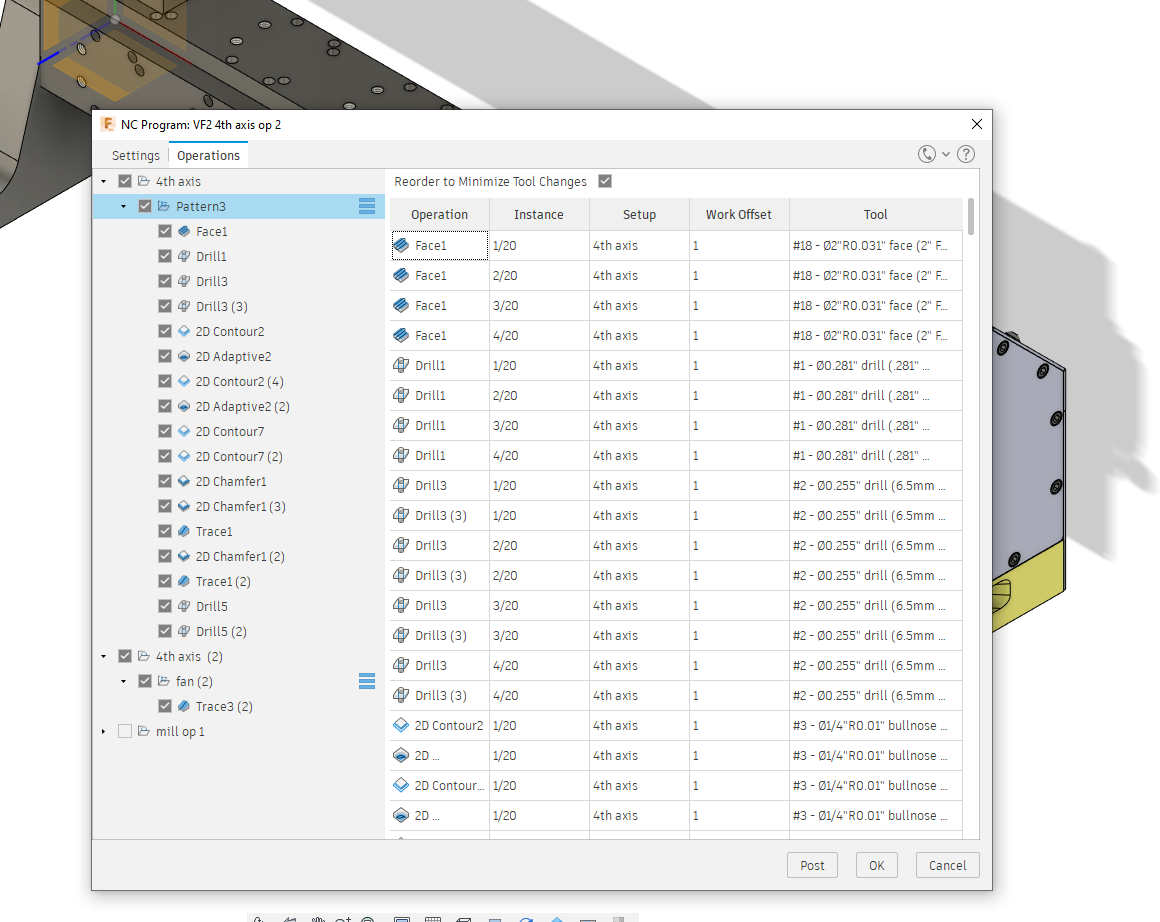 Solved: Reordering operations post process - Autodesk Community
