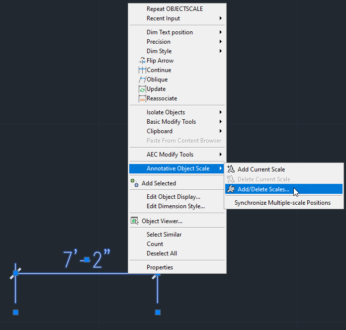 ACA2022_Dimension_Annotative_RightClickContextMenu_AnnotativeObjectScale_Add-DeleteScales.png