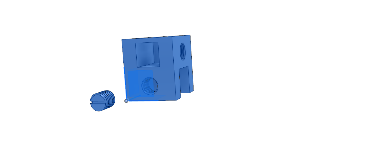 Résolu : Fusion 360 : Comment positionner précisément une vis dans un ...