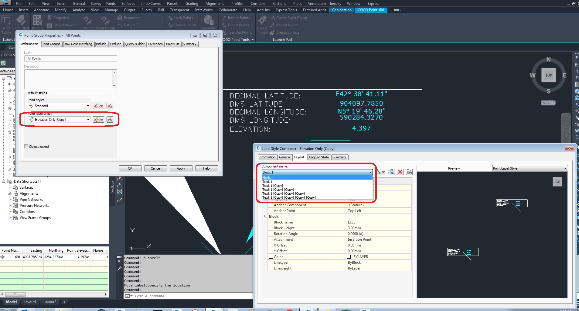 Extracting Point Label Text - Autodesk Community