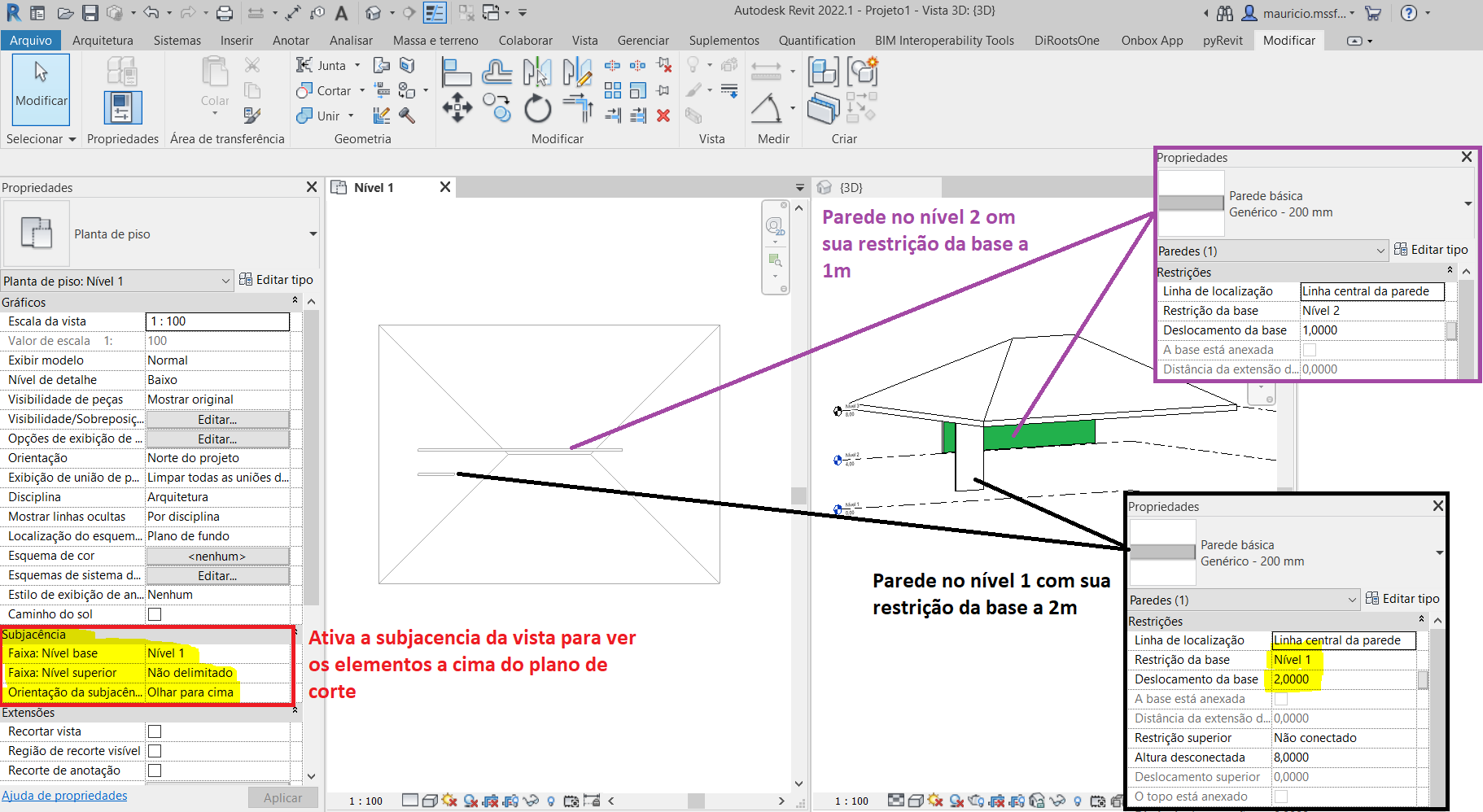 Solucionado Indicação De Projeção De Alvenaria No Revit Autodesk Community 9411