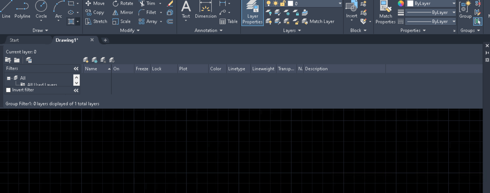 Solved: Layer property dialog box not opening like before - Autodesk ...