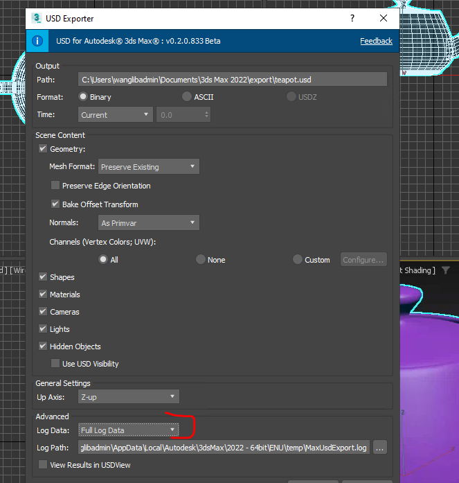 export module failure - usd export - Autodesk Community - 3ds Max