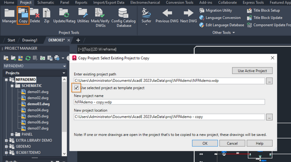 Copy Project Improvement - Autodesk Community