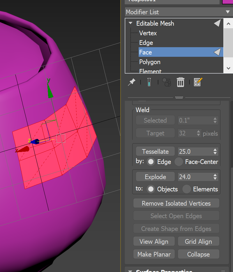 Align multiple faces in a loop to a selected face - Autodesk Community