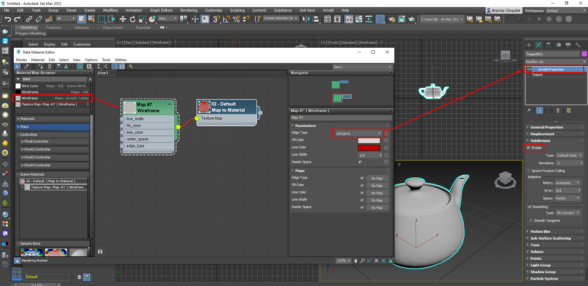 3ds max wireframe это