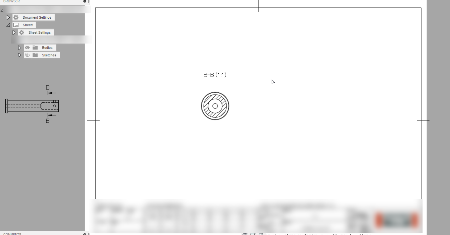 Solved: Can I have only the section view in a drawing without the base ...