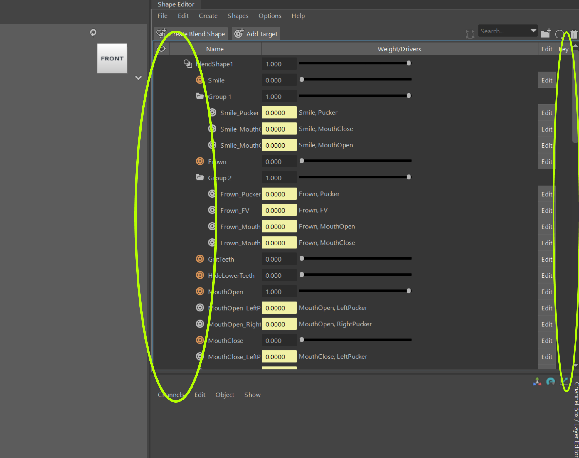 The icons in the shape editor have disappeared after updating to Maya