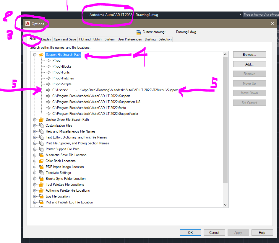 autocad lt 2022 hatch pattern locations - Autodesk Community ...